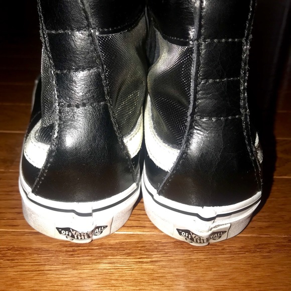 **SOLD** VANS SK8 Hi Slim Cutout Mesh Black & White - Picture 4 of 5